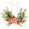 16" Easter Bunny & Mixed Floral Wall Hanging Décor